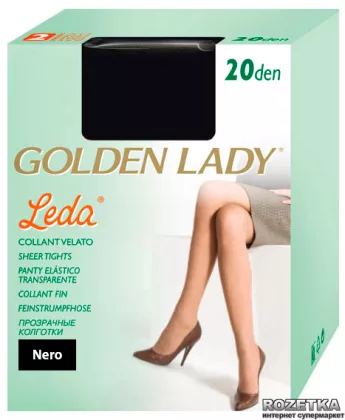 Колготки GOLDEN LADY "Leda" nero (черный) 3M 20 den