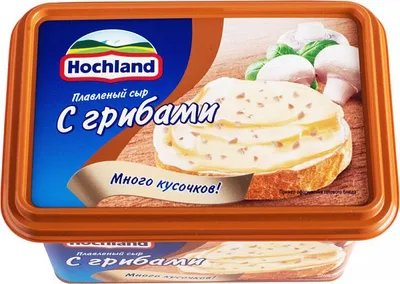 Сыр HOCHLAND плавленый с грибами 400 г 55%