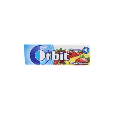 Резинка жевательная Orbit Клубника-банан
