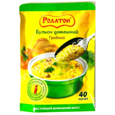 Бульон РОЛЛТОН домашний грибной 100 г