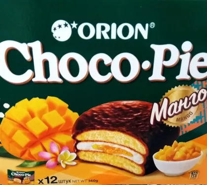 Печенье ORION Choco-Pie "Mango" 360 г