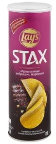Чипсы LAYS STAX ребрышки барбекю 140 г