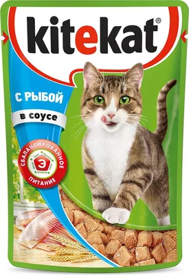 KITEKAT с рыбой в соусе 85 г