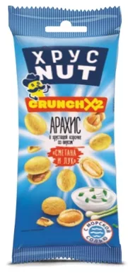 Арахис ХРУСТ NUT "Сметана и лук" в хрустящей корочке 50 г