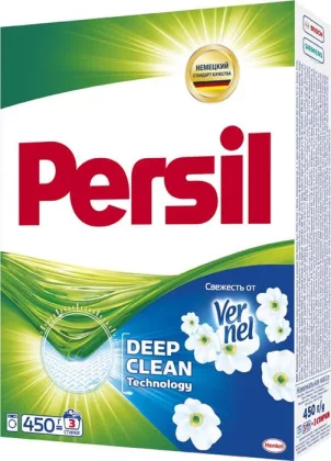 Порошок стиральный PERSIL Deep clean "Свежесть от Vernel" автомат 450 г
