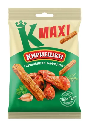 Сухарики КИРИЕШКИ Maxi куриные крылышки баффало 60 г
