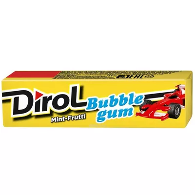 Жевательная резинка DIROL Bubble gum мята-фрукты 13.6 г Жевательная резинка DIROL Bubble gum мята-фрукты 13.6 г