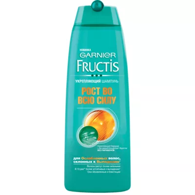 Garnier Fructis Шампунь д/тонких волос "Рост во всю силу" фл. 400 мл