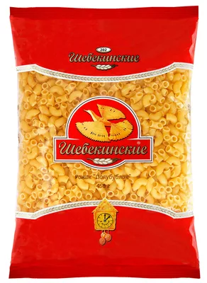 Макаронные изделия ШЕБЕКИНСКИЕ "Полубублик" рожок 450 г