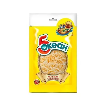 Кальмар 5 ОКЕАН сушеный 40 г