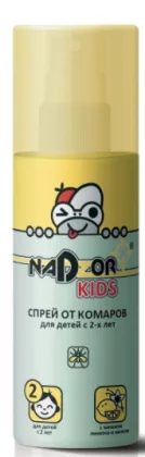Спрей NADZOR от комаров для детей 2+ фл.100 мл