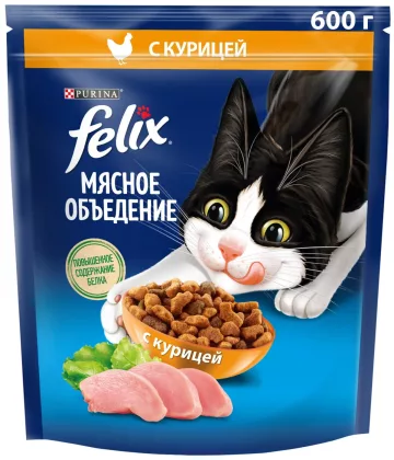 FELIX "Мясное объедение" курица 600 г