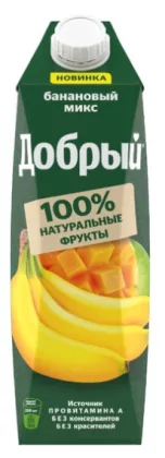 Напиток сокосодержащий ДОБРЫЙ банановый микс 1 л