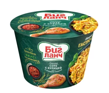 Лапша БИГ ЛАНЧ "Соте" с курицей и пряными травами 90 г