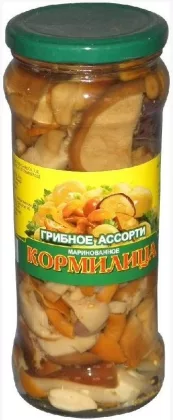 Ассорти грибное КОРМИЛИЦА маринованное 530 г