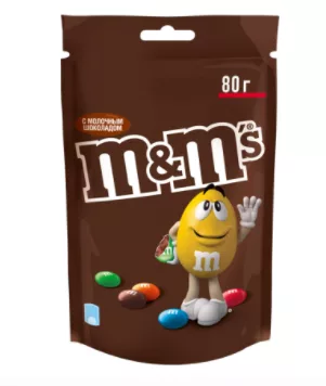 Драже M&MS с молочным шоколадом 80 г