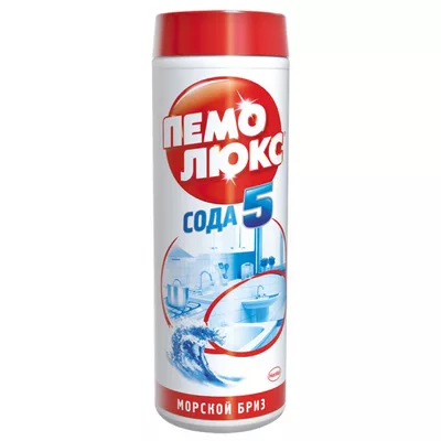 Порошок чистящий ПЕМОЛЮКС "Сода 5. Морской бриз" 480 г